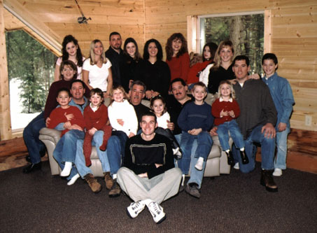Williams Family Photo Christmas 2001